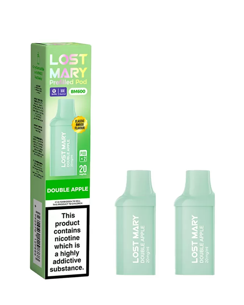 Double Apple Lost Mary BM600 Pods (x2) - Image 2