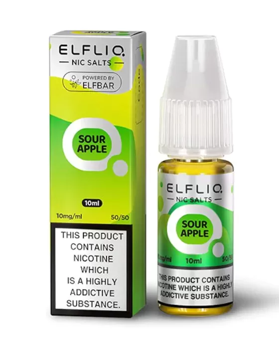 Sour Apple Nic Salt E-Liquid - Image 2