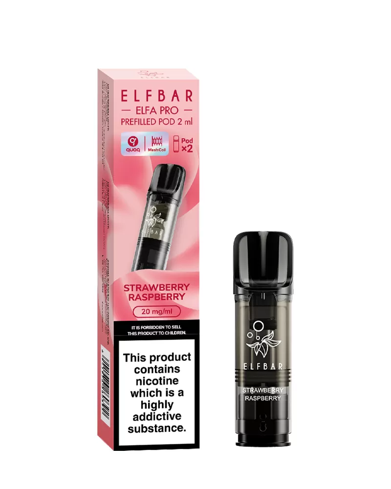 Strawberry Raspberry Elf Bar Elfa Pro Pods (x2) - Image 3