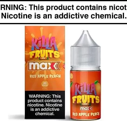 RED APPLE PEACH BY KILLA FRUITS SALT 30ML
