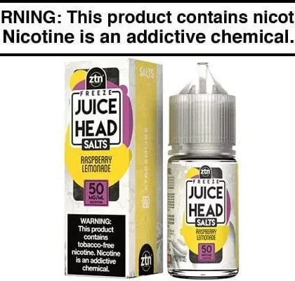 RASPBERRY LEMONADE FREEZE BY JUICE HEAD ZTN SALTS 30ML