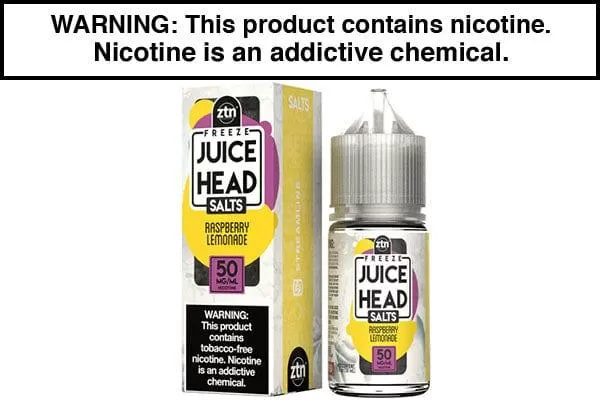 RASPBERRY LEMONADE FREEZE BY JUICE HEAD ZTN SALTS 30ML
