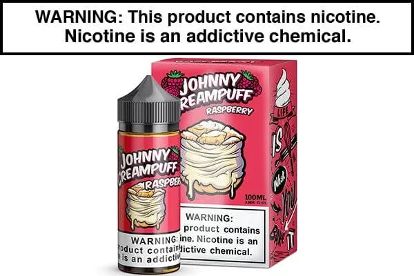 RASPBERRY BY JOHNNY CREAMPUFF 100ML