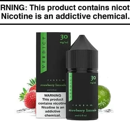 RANSOM (STRAWBERRY LIMEADE) BY VERDICT SALTS 30ML