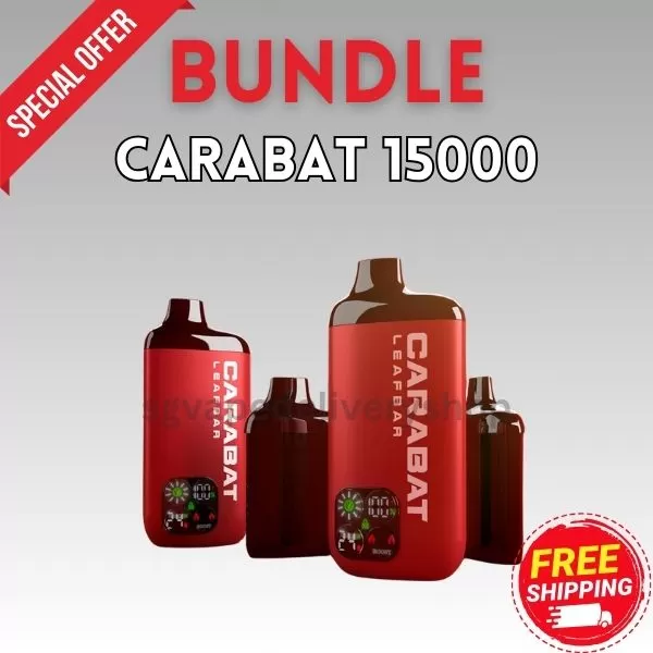 Carabat Leafbar 15000 Puffs Bundle