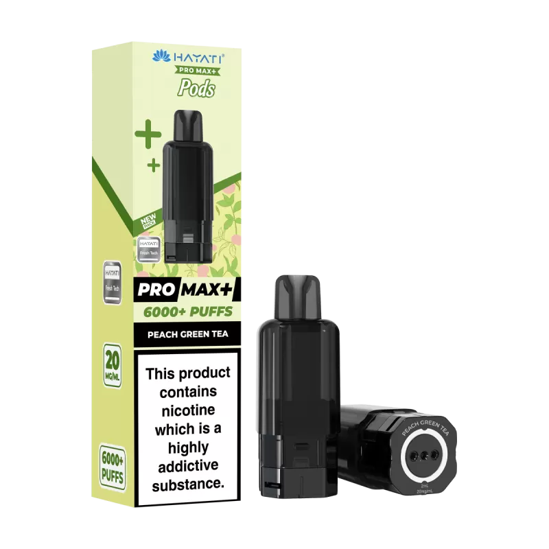Peach Green Tea Hayati Pro Max+ Refill Pack
