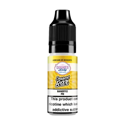 Banoffee Pie Nic Salt by Dinner Lady Dessert Bar Range