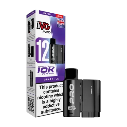 Grape Ice IVG Pro 12 Refill Pack