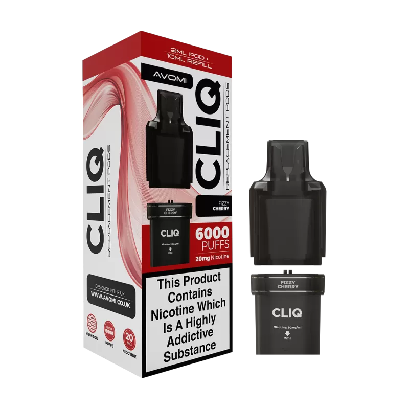 Fizzy Cherry Avomi Cliq 6000 Refill Pack