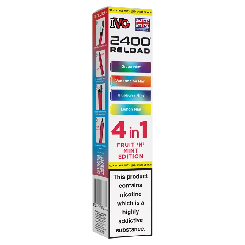Fruit 'N' Mint Edition IVG 2400 Refill Pods