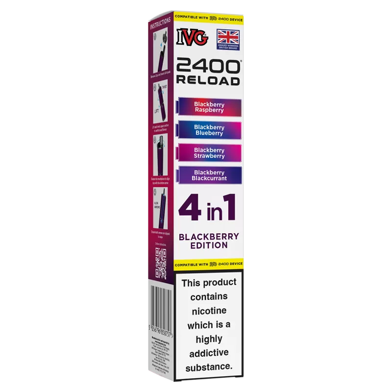 Blackberry Edition IVG 2400 Refill Pods