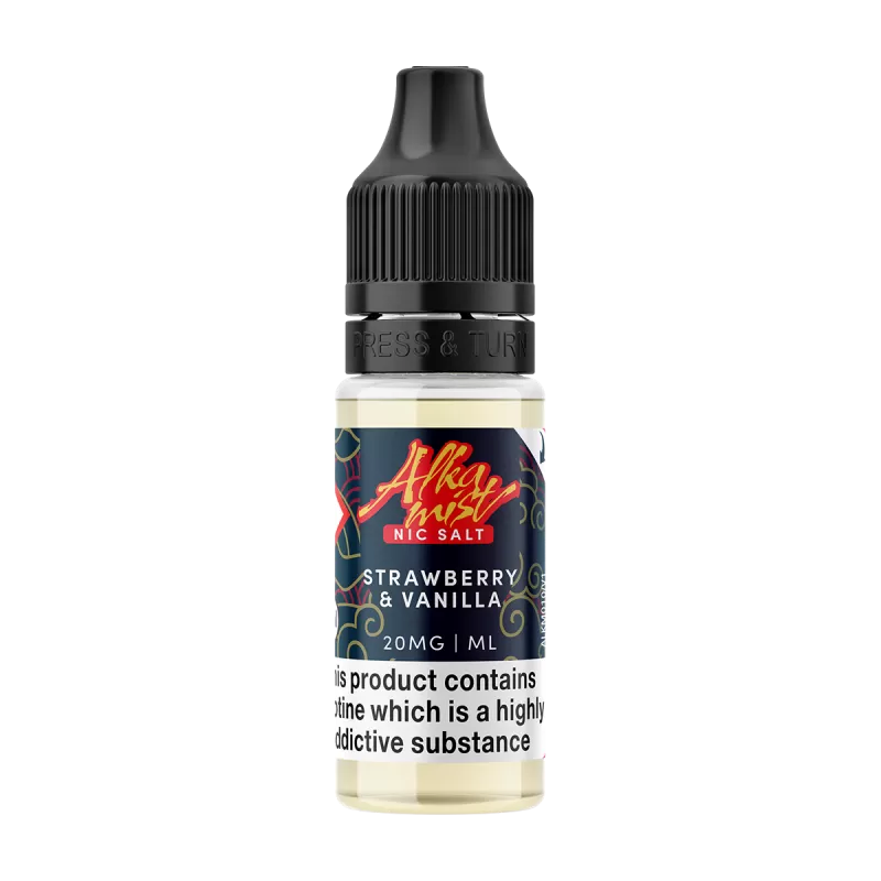 Strawberry & Vanilla Nic Salt by Alka Mist 10ml - Image 2