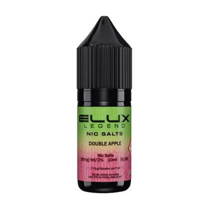 Double Apple Nic Salt by Elux 10ml