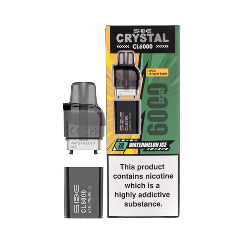Watermelon Ice SKE Crystal CL6000 Pods