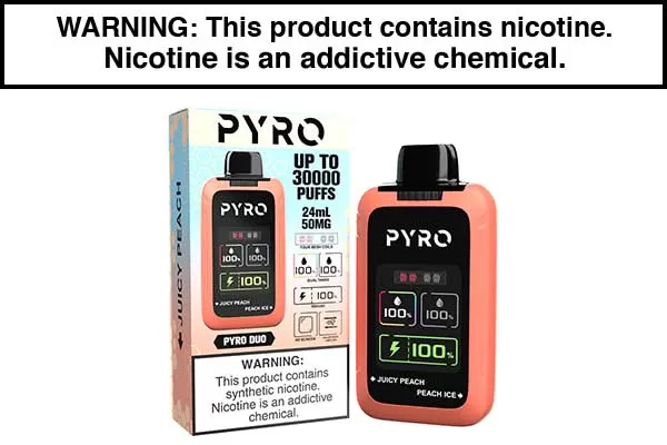 PYRO DUO 30K PUFF DISPOSABLE VAPE - Image 2