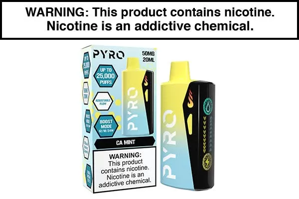 PYRO BOOST DISPOSABLE VAPE – 25000 PUFFS - Image 2