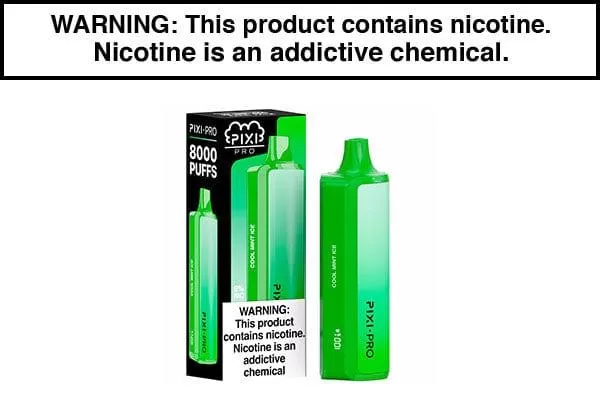 PUFF PIXI PRO DISPOSABLE VAPE – 8000 PUFFS - Image 2