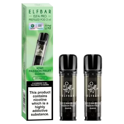 Kiwi Passion Fruit Guava Elfbar Elfa Pro Pods