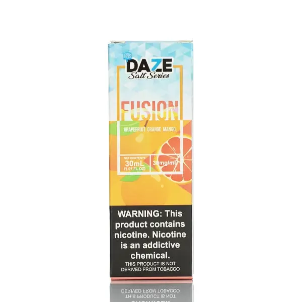 7 Daze Fusion TFN Salts -Grapefruit Orange Mango ICED - Image 3