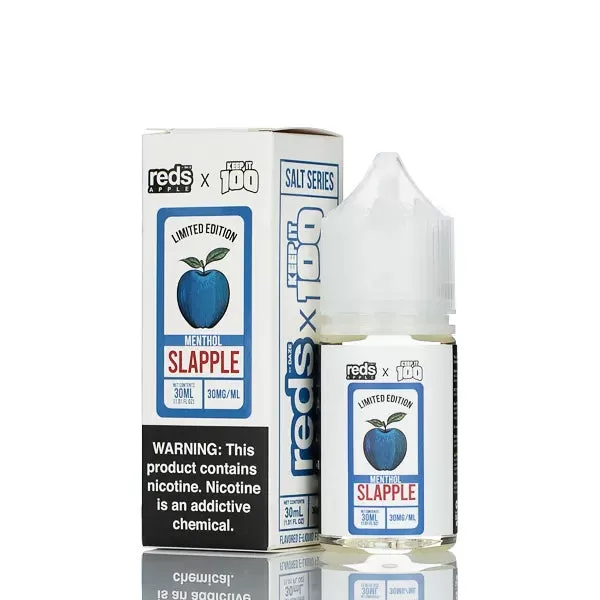 7 Daze Reds Apple x Keep It 100 Salt Series- Slapple Menthol