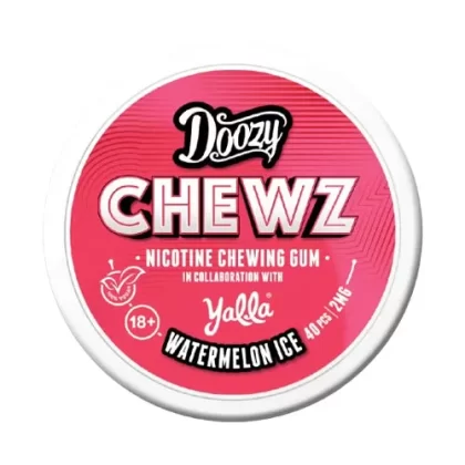 Doozy Chewz Watermelon Ice Nicotine Chewing Gum