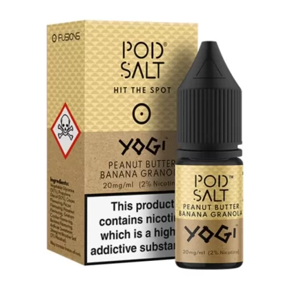 Peanut Butter Banana Granola Nic Salt E-Liquid Fusion Series by Pod Salt (10ml)