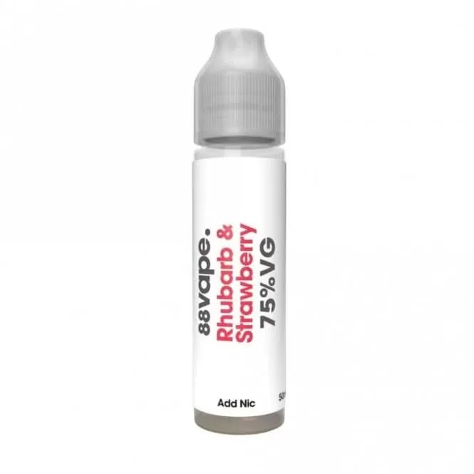 Rhubarb & Strawberry Shortfill E-Liquid by 88vape (50ml)