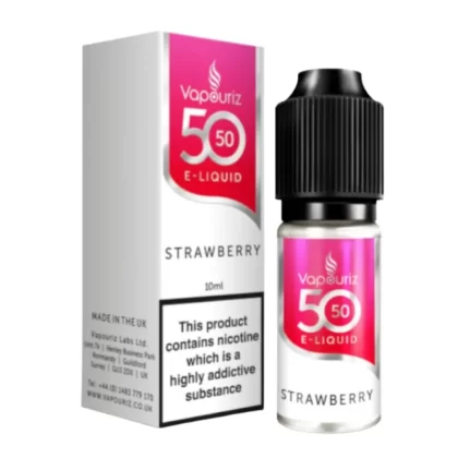 Strawberry E-Liquid 50/50 Series by Vapouriz (10ml)