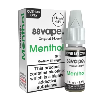 Menthol Liquid E-Liquid by 88vape (10ml)