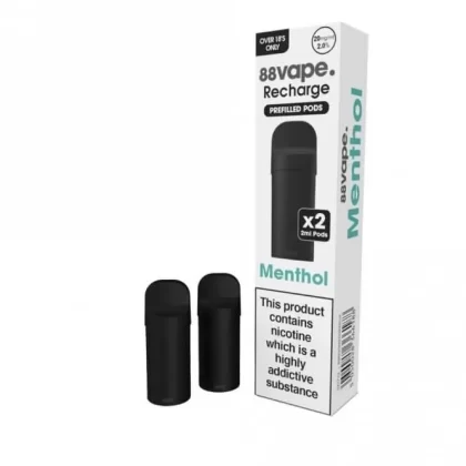 Menthol Prefilled Pods Recharge Series by 88vape (2 x 2ml)