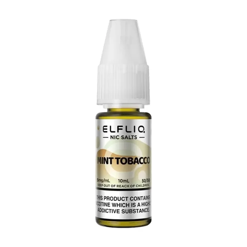 Mint Tobacco Nic Salt E-Liquid by Elf Bar Elfliq (10ml) - Image 2