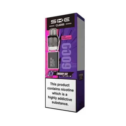 Cherry Ice CL6000 Prefilled Pods by SKE Crystal (2ml + 10ml)