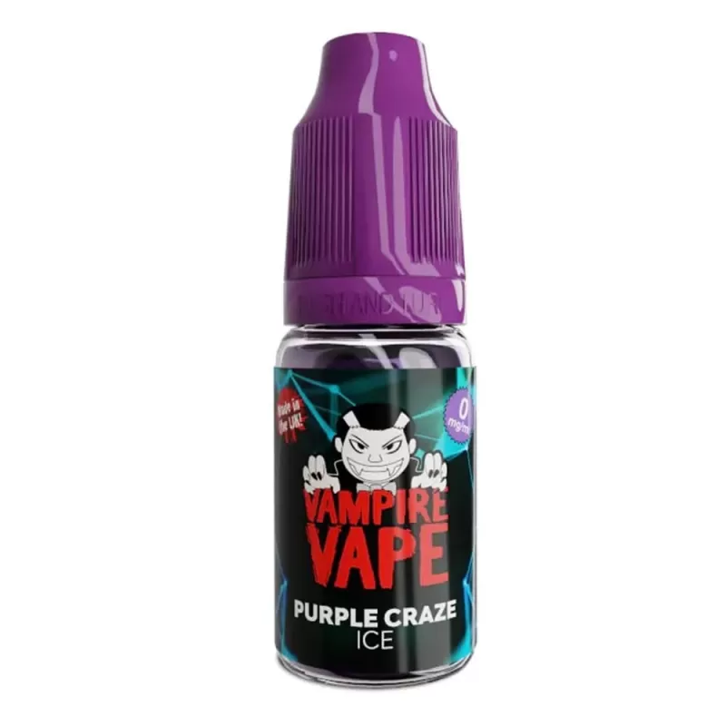 Purple Craze Ice E-Liquid by Vampire Vape (10ml)