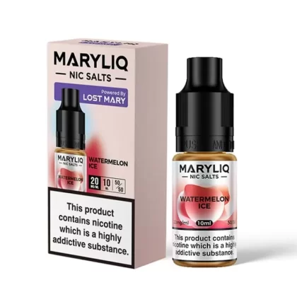 Watermelon Ice Nic Salt E-Liquid by Lost Mary Maryliq (10ml)