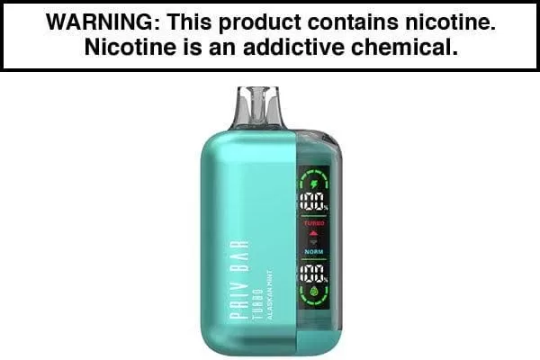 PRIV BAR TURBO DISPOSABLE VAPE – 15,000 PUFFS - Image 2