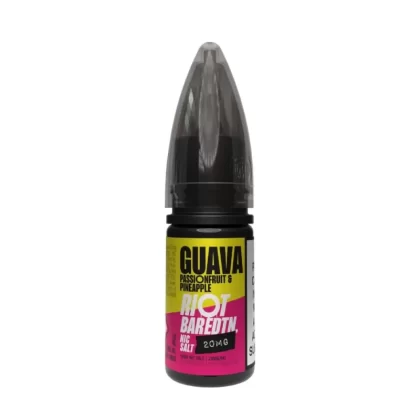 Guava, Passionfruit & Pineapple Nic Salt E-Liquid Bar Edition by Riot Squad (10ml)