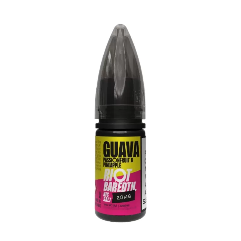 Guava, Passionfruit & Pineapple Nic Salt E-Liquid Bar Edition by Riot Squad (10ml)