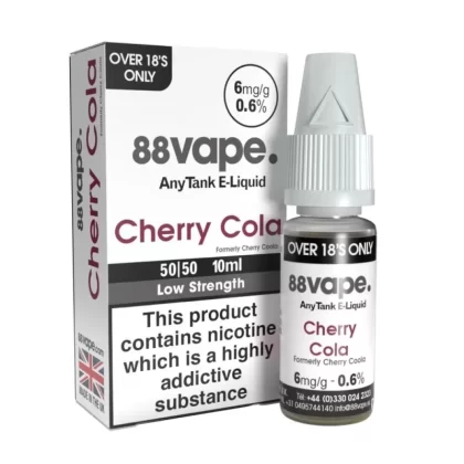Cherry Cola (Cherry Coola) E-Liquid Anytank Series by 88vape (10ml)