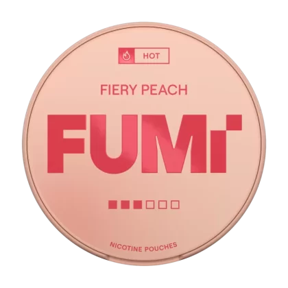 Fiery Peach FUMI Nicotine Pouches