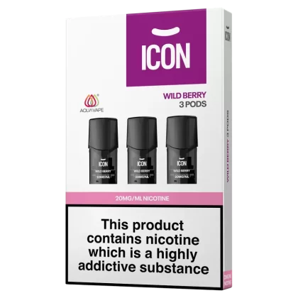 ICON Aquavape Wild Berry Pods (Pack of 3)
