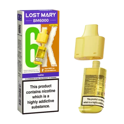 Latte Lost Mary BM6000 Refill Pack