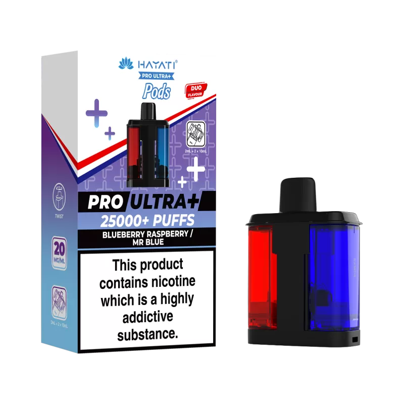 Blueberry Raspberry / Mr Blue Hayati Pro Ultra Plus Refill Pack
