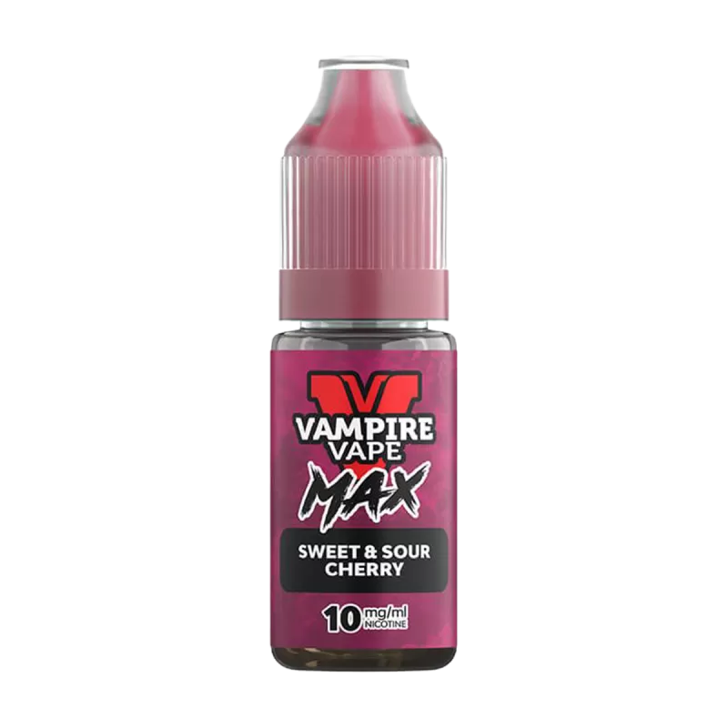 Sweet Sour Cherry Vampire Vape Max Nic Salt - Image 2