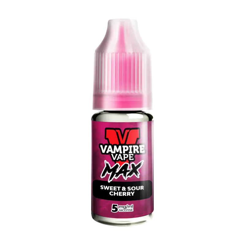 Sweet Sour Cherry Vampire Vape Max Nic Salt - Image 3