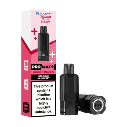 Red Sour Raspberry Hayati Pro Max+ Refill Pack