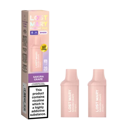 Sakura Grape Lost Mary BM600 Pods