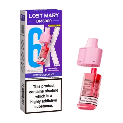Watermelon Ice Lost Mary BM6000 Refill Pack