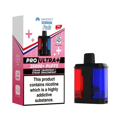 Straw' Grapefruit / Straw' Dragonfruit Hayati Pro Ultra Plus Refill Pack