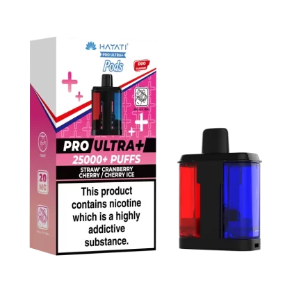 Straw' Cranberry Cherry / Cherry Ice Hayati Pro Ultra Plus Refill Pack