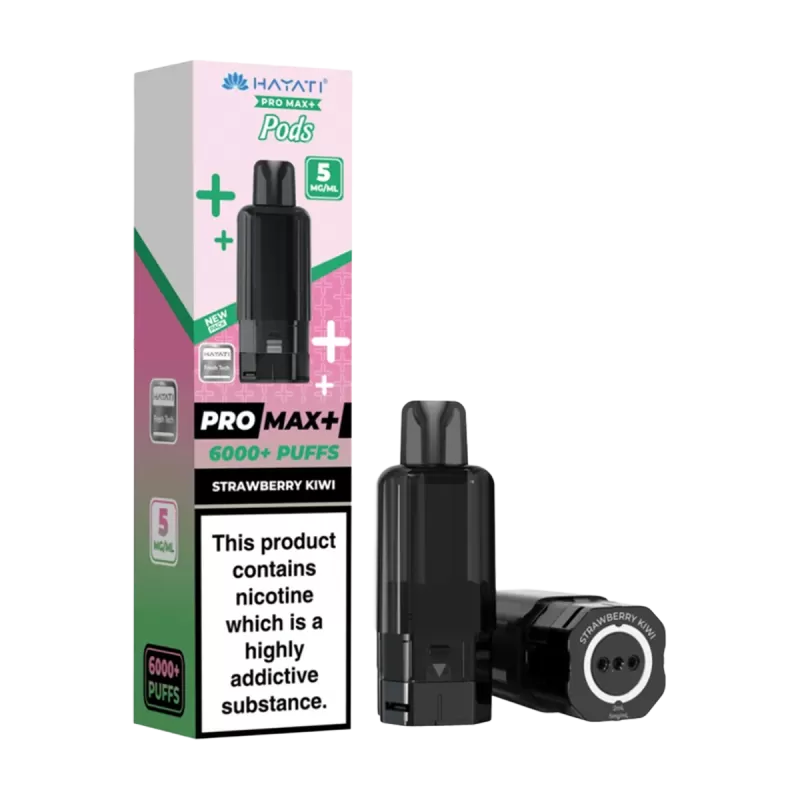 Strawberry Kiwi Hayati Pro Max+ Refill Pack - Image 2